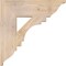 Ekena Millwork Merced Traditional Smooth Bracket, Douglas Fir, 5 1/2"W x 22"D x 22"H BKT06X22X22MRC01SDF - alternate 2